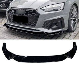 Сплитер губа переднего бампера на Audi A5 B9 2019-2024 S-Line бампер 430325 фото
