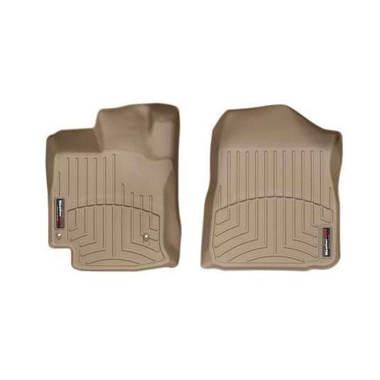 3D килимки для Toyota Venza 2008-2011 бежеві передні WeatherTech 451831 46971 фото