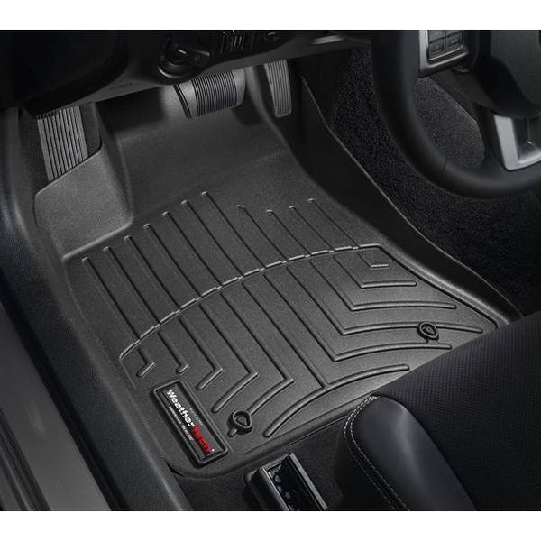 3D коврики для Chrysler 300, Dodge Charger, Challenger 2011-2023 AWD черные передние WeatherTech 444251 141307 фото