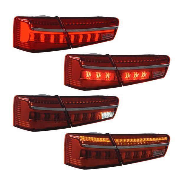 Задні ліхтарі на Audi A6 C7 2011-2015 Sedan Full LED червоні 430818 фото Задні ліхтарі на Audi A6 C7 2011-2015 Sedan Full LED червоні 430818 фото