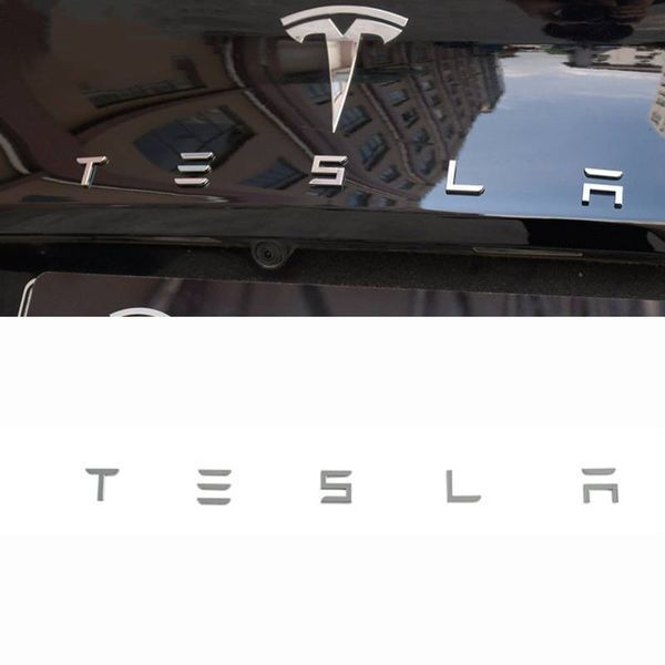 Автологотип шильдик эмблема надпись Tesla Performance хром 50см 414181 фото