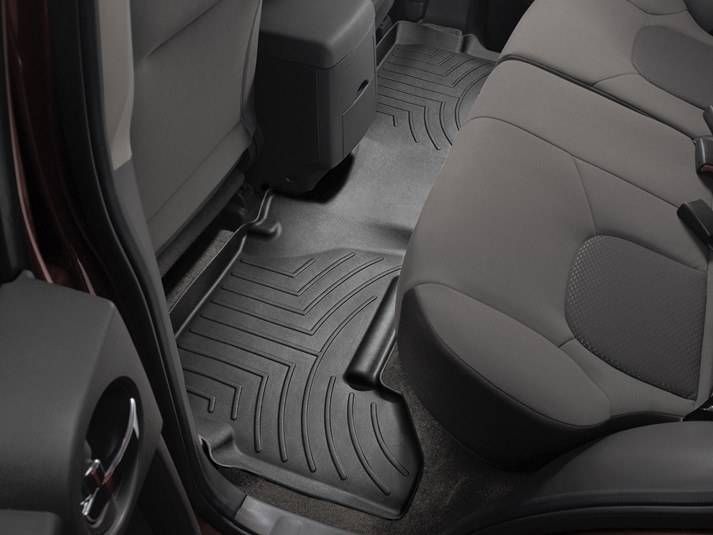 3D килимки для Nissan Pathfinder 2010-2015 чорні задні WeatherTech 440332 98301 фото