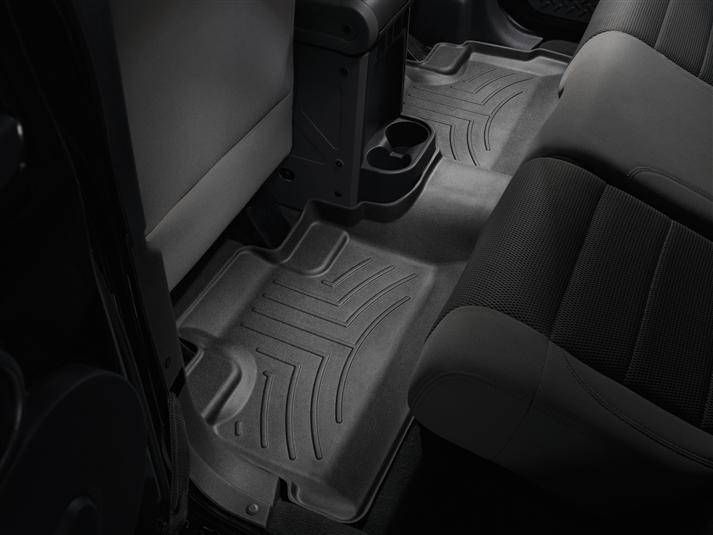 3D коврики для Jeep Wrangler 2007-2014 черные задние WeatherTech 441052 46383 фото