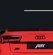 Автологотип емблема напис Audi ABT black глянець мала 418215 фото 3