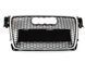 Решетка радиатора на Audi A4 B8 2007-2011 в стиле RS4 Silver Black 427276 фото 1