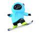 Іграшка ковзаюча панда Skateboard Bear Car на панель авто блакитний 425506 фото 1