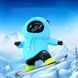 Іграшка ковзаюча панда Skateboard Bear Car на панель авто блакитний 425506 фото 2