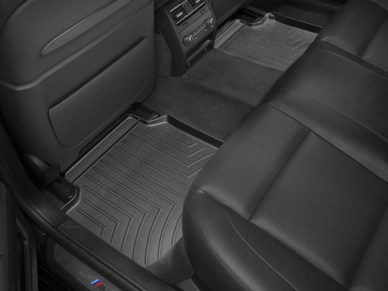 3D килимки для BMW 7 F02 2012-2015 Long чорні задні WeatherTech 442425 141574 фото