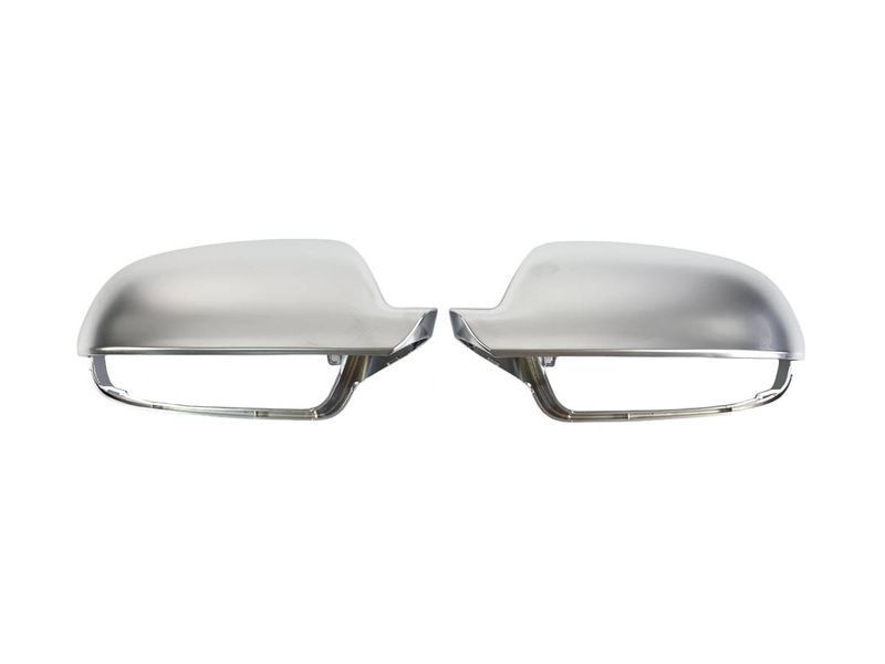 Накладки на зеркала Silver Matte (стиль S-Line) на Audi A4 B8 2011-2015 428617 фото Накладки на зеркала Silver Matte (стиль S-Line) на Audi A4 B8 2011-2015 428617 фото