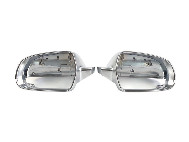 Накладки на зеркала Silver Matte (стиль S-Line) на Audi A4 B8 2011-2015 428617 фото Накладки на зеркала Silver Matte (стиль S-Line) на Audi A4 B8 2011-2015 428617 фото