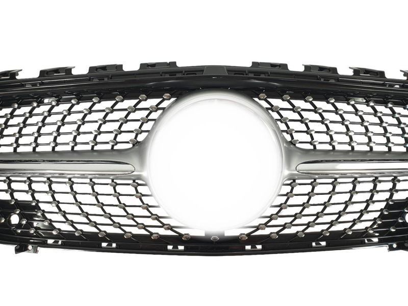 Решітка радіатора на Mercedes CLA-class C118 2019-2022 Diamond Silver 427248 фото