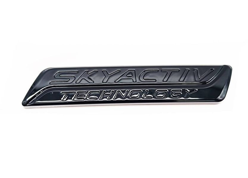 Автологотип напис Mazda SkyActiv Technology чорний глянець 521415 фото