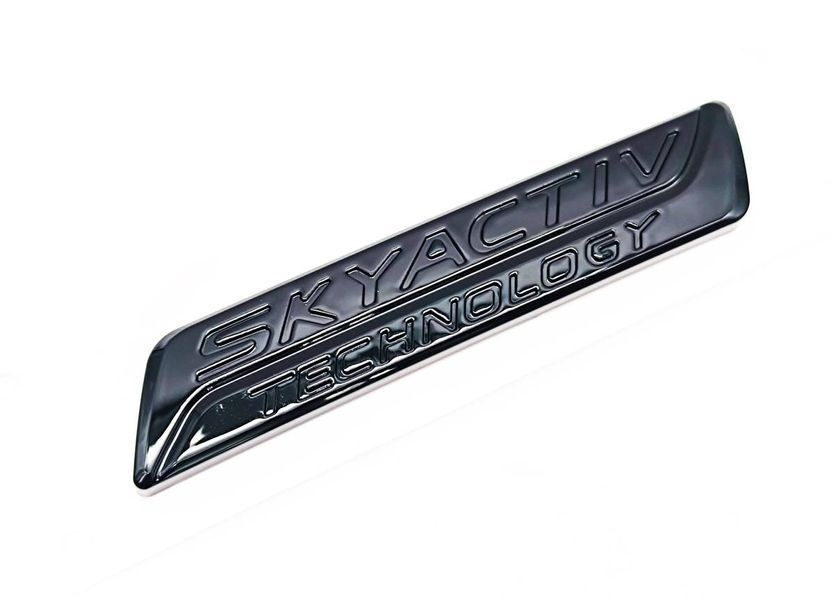 Автологотип напис Mazda SkyActiv Technology чорний глянець 521415 фото