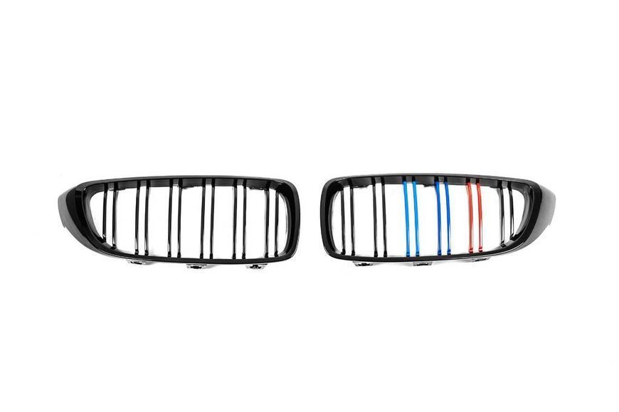 Решітка радіатора на BMW 4 F32, F33 2013-2020 M-Look Black 137895 фото