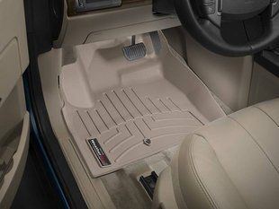 3D килимки для Land Rover Freelander 2012-2014 бежеві передні WeatherTech 455631 141231 фото
