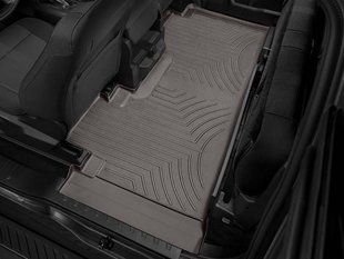 3D килимки для Ford F-150 2014-2020, 2021- SuperCab какао задні Bench Seating WeatherTech 476975 141621 фото