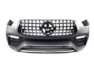 Передний бампер на Mercedes GLE-class W167 2018-2023 в стиле GLE63 AMG 429845 фото