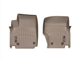 3D килимки для Volkswagen Amarok 2010- бежеві передні WeatherTech 453261 141783 фото