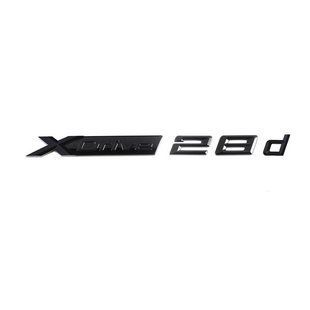 Автологотип емблема напис BMW Xdrive 28d Black Shadow Edition 401253 фото