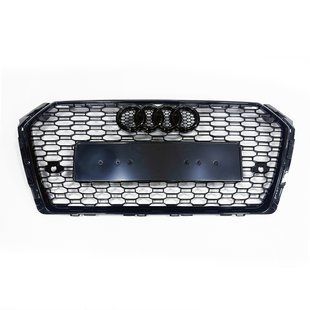 Решітка радіатора на Audi A4 B9 2015-2019 стиль RS4 Black 427275 фото