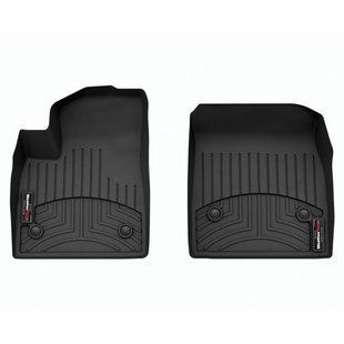 3D килимки для Cadillac Lyriq 2023- чорні передні WeatherTech 4417891 426071 фото