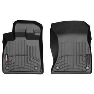 3D килимки для Audi Q5 2017- чорні передні WeatherTech 4411461 46136 фото