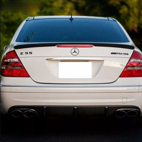 Спойлер на машину Mercedes W211 2002-2009 AMG Style черный глянец 521737 фото