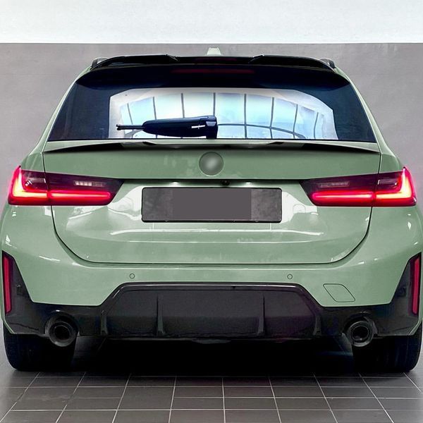 Спойлер на машину BMW 3 G21 2018- Wagon верхний черный глянец 522812 фото
