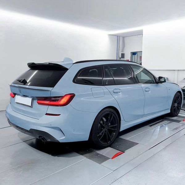 Спойлер на машину BMW 3 G21 2018- Wagon верхний черный глянец 522812 фото