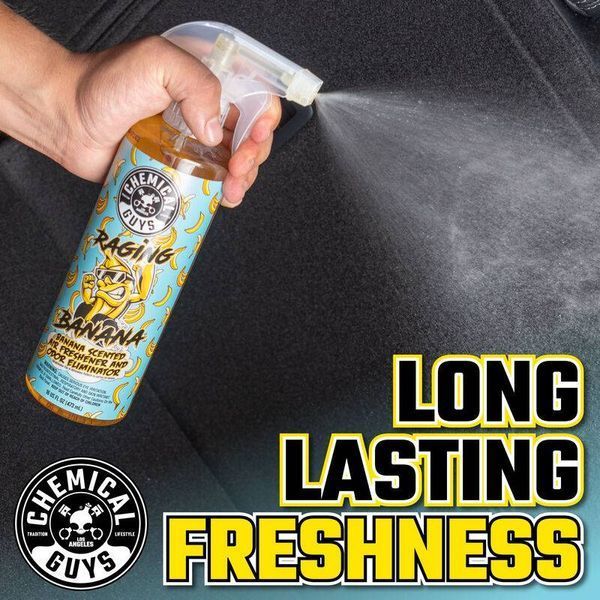 Ароматизатор в машину Chemical Guys Raging Banana and Odor Eliminator 118мл 408615 фото