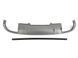 Диффузор (заднего бампера) Silver (в стиле S4 00-00) на Audi A4 B9 2015-2019 429704 фото 1