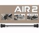 Багажник аеродинамічний на інтегровані рейлінги Turtle AIR2 (1002) silver Сірі поперечки 358031 фото 4