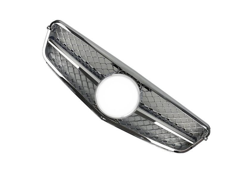 Решетка радиатора на Mercedes C-class W204 2007-2014 SL Chrome 427746 фото