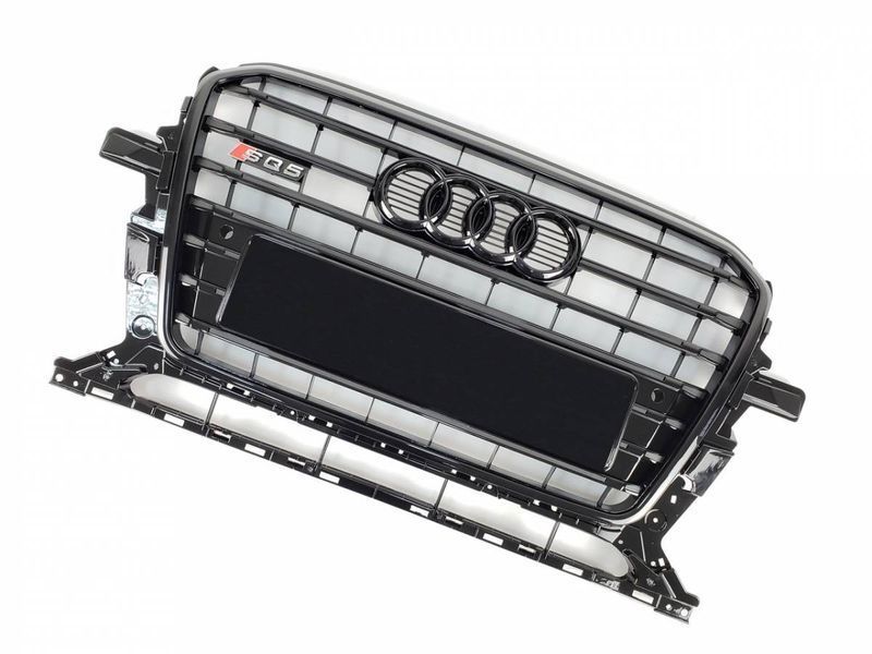 Решетка радиатора на Audi Q5 2012-2016 в стиле SQ5 Black 240989 фото