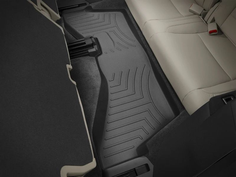 3D килимки для Acura MDX 2014-2020 чорні 3 ряд Bench Seats WeatherTech 445763 141322 фото