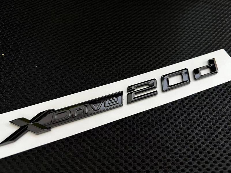 Автологотип шильдик эмблема надпись BMW Xdrive 20d Black Shadow Edition 401251 фото