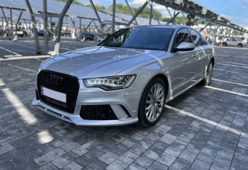 Передній бампер на Audi A6 C7 2011-2014 стиль RS6 Quattro 428685 фото