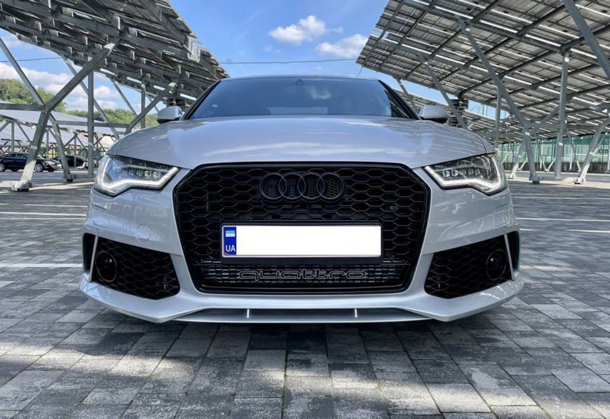 Передній бампер на Audi A6 C7 2011-2014 стиль RS6 Quattro 428685 фото