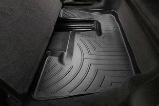 3D килимки для Audi Q7 2006-2014 чорні 3 ряд WeatherTech 441513 46141 фото