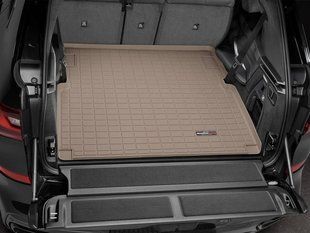 Коврик в багажник для BMW X7 G07 2019- бежевые WeatherTech 411262 263118 фото