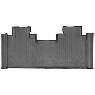 3D килимки для Ford F-150 2014-2020, 2021- SuperCab чорні задні Bench Seating WeatherTech 446975 98176 фото