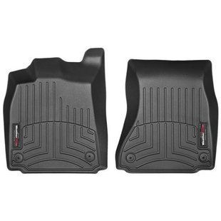 3D килимки для Audi A6 C7, A7 2011-2018 чорні передні WeatherTech 445641 46124 фото