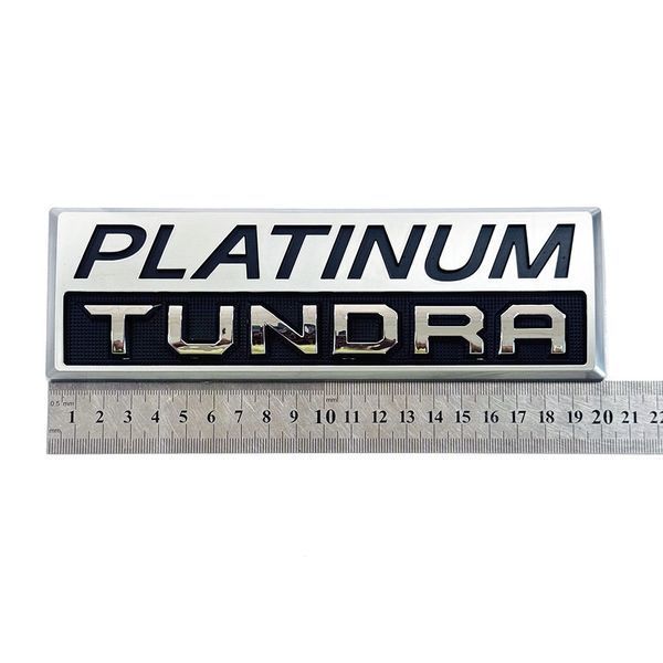 Логотип емблема Platinum на Toyota Tundra 2014-2021 на двері 523214 фото