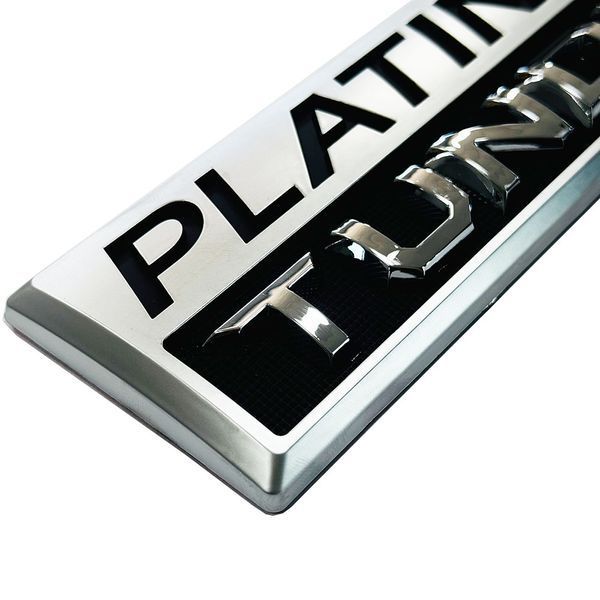 Логотип емблема Platinum на Toyota Tundra 2014-2021 на двері 523214 фото
