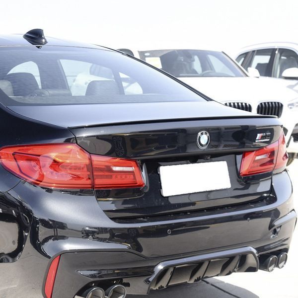 Спойлер на BMW 5 G30 2017-2022 стиль M5 чорний глянець 355158 фото
