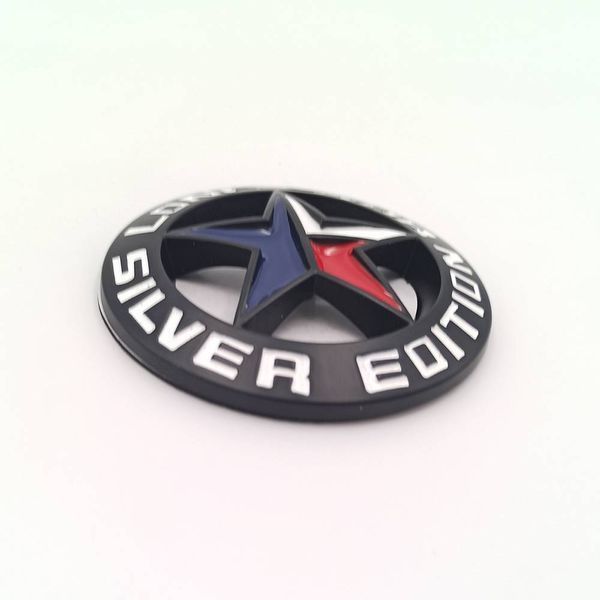 Автологотип шильдик эмблема Dodge Ram Lone Star Silver Edition black Emblems148663 265842 фото