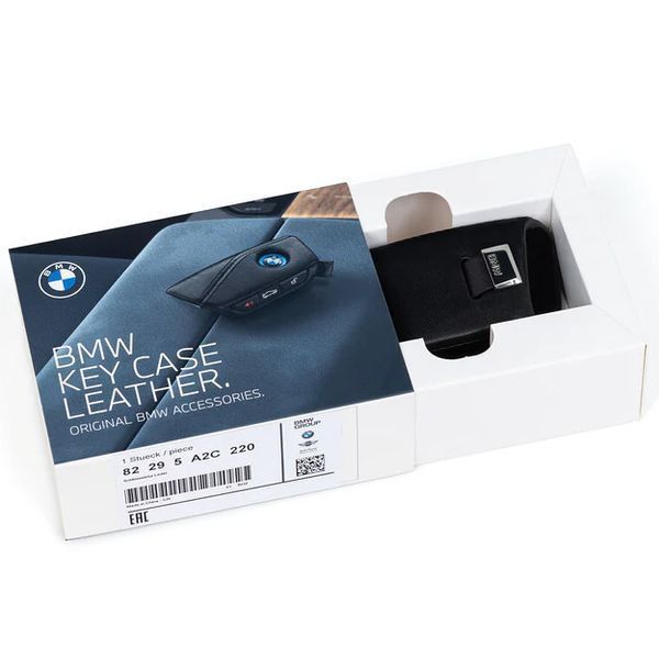 Чехол для ключей BMW Case Leather для BMW 5 G60, 7 G70, X1 U11, X5 G05 LCI, X6 G06 LCI, X7 G07 LCI, XM G09, IX I20 415319 фото