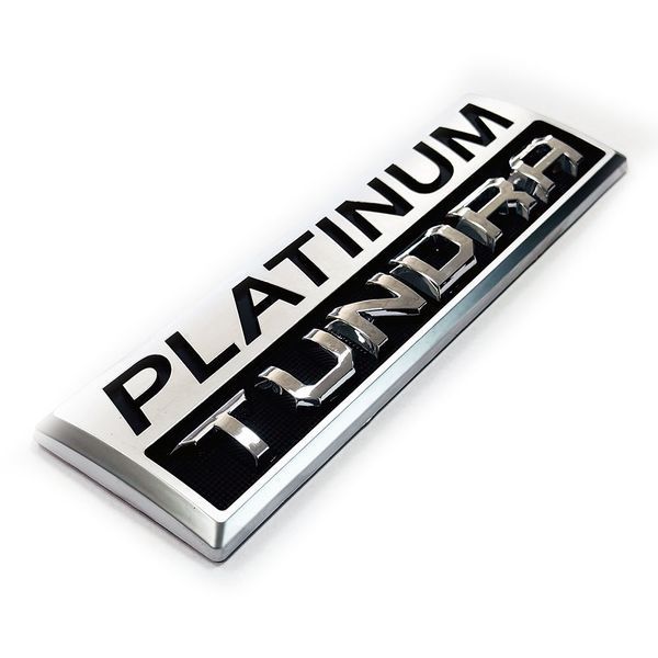 Логотип емблема Platinum на Toyota Tundra 2014-2021 на двері 523214 фото