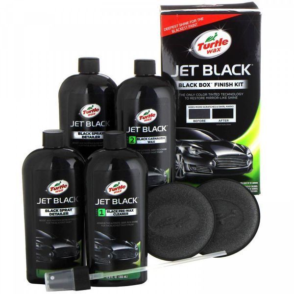 Набір для автомобілів чорного кольору Turtle Wax Black Box Jet Black Finish Kit 340608 фото