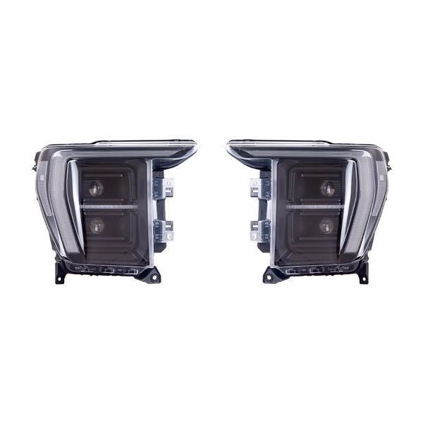 Передние фары на Ford F-150 2020- Full LED черные CP 430431 фото